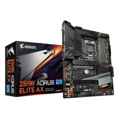 Материнская плата Gigabyte Z590 AORUS ELITE AX, LGA1200, Intel Z590, ATX