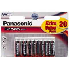 Батарейки Panasonic LR6REE, AA, 20шт.