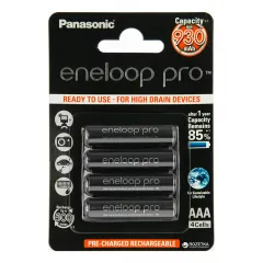 Acumulatori Panasonic BK-4HCDE, AAA, 930mAh, 4buc.