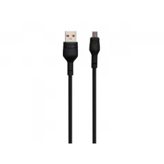 Cablu incarcare si sincronizare XO NB55, USB Type-A/micro-USB, 1m, Negru