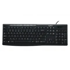 Клавиатура Logitech K200, Проводное, Чёрный