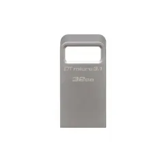 USB Flash накопитель Kingston DataTraveler Micro 3.1, 32Гб, Серебристый