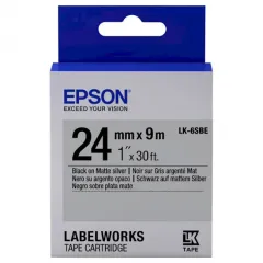 Cartus de banda Epson LK-6SBE, 24 mm x 9 m