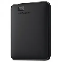 Внешний портативный жесткий диск Western Digital WD Elements,  1 TB, Чёрный (WDBUZG0010BBK-WESN)