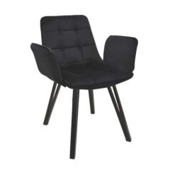 Scaun DC-18~Black+Black legs