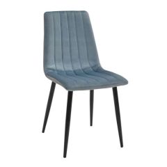 Scaun DC-90P~N61 Catifea-Blue+Black legs