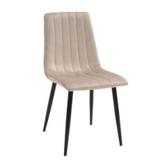 Scaun DC-90P~N9 Catifea  Beige+black Legs