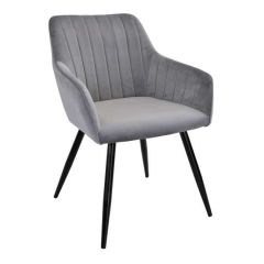 Scaun DC-1936 Iris~Grey+Black Legs