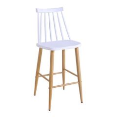 Scaun bar JACK~White+Transprint Legs