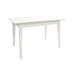 Masa MG-A05~White mat glass+White Legs