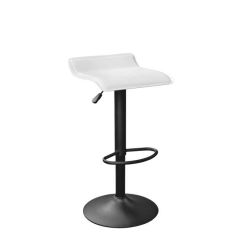 Scaun Bar SB-12~White+Black Leg