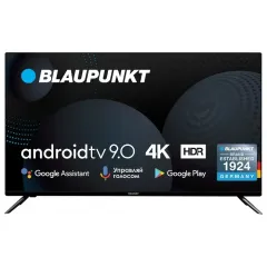 50" LED SMART Телевизор BLAUPUNKT 50UN265, 3840 x 2160, Android TV, Чёрный