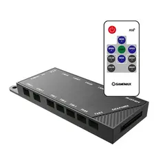 Вентилятор Концентратора Gamemax PWM+RAINBOW Controller(V3.0), Чёрный