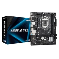 Материнская плата ASRock H470M-HDV/M.2, LGA1200, Intel H470, Micro-ATX