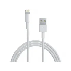 Cablu incarcare si sincronizare Apple Lightning to USB Cable, USB Type-A/Lightning, 1m, Alb