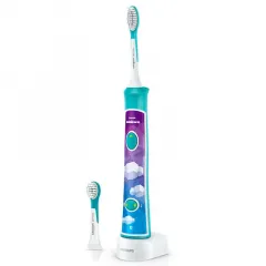 Звуковая зубная щетка PHILIPS Sonicare For Kids HX6322/04, Бирюзовый