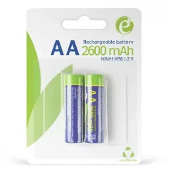 Аккумуляторы Energenie EG-BA-AA26-01, AA, 2600мА·ч, 2шт.