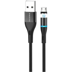 Cablu incarcare si sincronizare XO NB125, USB Type-A/micro-USB, 1m, Negru