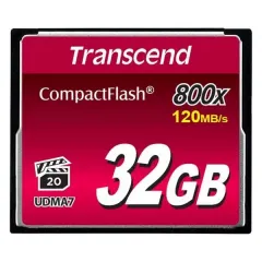 Карта памяти Transcend CompactFlash 800, 32Гб (TS32GCF800)