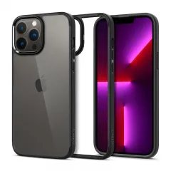 Husa Spigen iPhone 13 Pro Max, Ultra Hybrid, Negru mat