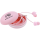CASTI IN-EAR, MACARON, WITH MIC, WIRED, JACK 3.5 MM,16 OHM, 20HZ, 1.2 M, SILICONE, TELLUR PINK  TLL162122