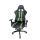 GAMING CHAIR SPACER  SPCH-TRINITY-GRN  BLACK-GREEN, SYNTHETIC PU,120 KG MAX., ADJUSTABLE BACK ANGLE 90°- 135°, ARMRESTS AJUSTABLE, PILLOW-2