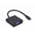 CABLU VIDEO CABLEXPERT A-CM-VGAF-01, USB 3.1 TYPE-C (M) - VGA 15-PIN (F), 0.15 M, NEGRU