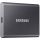 2TB SAMSUNG PORTABLE SSD T7 MU-PC2T0T/WW EXTERNAL SSD, BLACK, READ 1050 MB/S, WRITE 1000 MB/S, SHOCK RESISTANCE, USB 3.2 GEN.2 (SSD EXTERN/ВНЕШНИЙ SSD)