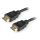 CABLE HDMI - 1.5M - BRACKTON "BASIC" K-HDE-SKB-0150.B, 1.5 M, HIGH SPEED HDMI(R) CABLE WITH ETHERNET, MALE-MALE, WITH GOLD PLATED CONTACTS, DOUBLE SHIELDED, WITH DUST CAPS