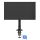 ARM FOR 1 MONITORS 13"-31.5" -  AOC AS110DX WITH INTEGRATED USB HUB, BLACK, USB HUB: USB-C + USB3.0, DESK CLAMP/GROMMET, ALUMINUM STRUCTURE, GAS SPRING, HEIGHT ADJUSTMENT, MAX.LOAD: 2-9KG, TILT: '-90°~+85°, SWIVEL:180°, ROTATION:360°, HIDDEN CABLE MANAGEM