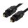 OPTICAL CABLE 4MM - 2M -  BRACKTON K-TOS-SKB-0200.B, TOSLINK-CABLE, M/M, GLASS FIBER OD 4MM, 1.8M, UP TO 125 MBIT/S, WITH DUST CAPS, BLACK