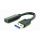 ADAPTER USB3.1-TYPE-C - GEMBIRD  A-USB3-AMCF-01, USB 3.1 TO TYPE-C FEMALE ADAPTER CABLE, 10 CM, BLACK