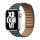 КОЖАНЫЙ РЕМЕШОК ДЛЯ APPLE WATCH 38/40/41 ММ M/L СИНИЙ