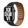 КОЖАНЫЙ РЕМЕШОК ДЛЯ APPLE WATCH 38/40/41 ММ M/L ЧЕРНЫЙ
