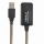 ACTIVE USB 2.0 EXTENSION CABLE, 10 M, UP TO 3 PCS IN THE CASCADE ARE ALLOWED, BLACK