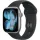 APPLE WATCH SERIES 11 GPS, 42MM SPACE GRAY ALUMINIUM CASE WITH BLACK SPORT BAND - M/L, MEQX4