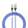 BASEUS CABLE COOLPLAY SERIES USB-A TO LIGHTNING 2.4A 12W 1M, BLUE