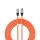 BASEUS КАБЕЛЬ COOLPLAY SERIES TYPE-C TO LIGHTNING 3A 3A 20W 2M, ORANGE