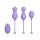 WINYI HEIDI KEGEL BALL SET 3IN1 IPX6 10 РЕЖИМОВ ВИБРАЦИИ, СИРЕНЕВЫЙ