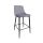 SCAUN DE BAR CLASIC GREY HLR 23 +BLACK LEGS