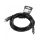 CABLE HDMI - 1.5M - BRACKTON "PROFESSIONAL" K-HDE-BKR-0150.BS, 1.5 M, HIGH SPEED HDMI® CABLE WITH ETHERNET, MALE-MALE, 4K 60P, BRAID 100% COPPER 2160P, GOLDEN CONTACTS, TRIPLE SHIELDED, 2 FERRITES,DUST CAPS, BLACK/SILVER NYLON SLEEVE