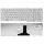 KEYBOARD TOSHIBA SATELLITE C650 C660 C670 C675 C750 C755 C770 C775 L650 L660 L670 L675 L750 L755 L770 L775 ENG/RU WHITE