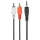 АУДИО АДАПТЕР CABLEXPERT CCA-458/0.2, 3.5MM 3-PIN (M) - 2X RCA (M), 0,2М, ЧЁРНЫЙ
