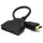 ADAPTOR VIDEO CABLEXPERT DSP-2PH4-04, HDMI (M) - , 0,1M, NEGRU