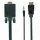 CABLU VIDEO CABLEXPERT A-HDMI-VGA-03-6, HDMI (M) - VGA D-SUB + 3.5 MM JACK, 1,8M, NEGRU