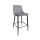 SCAUN DE BAR CLASIC~GREY HLR 23 +BLACK LEGS
