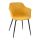 SCAUN ASTER~YELLOW SL-7047QB+BLACK LEGS