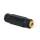 AUDIO ADAPTOR CABLEXPERT A-3.5FF-01, 3.5MM 3-PIN (F) - 3.5MM 3-PIN (F), NEGRU