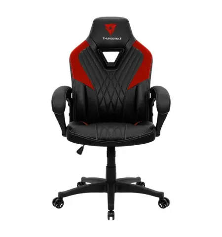 Игровое кресло ThunderX3 DC1, Искусственная кожа, Чёрный/Красный