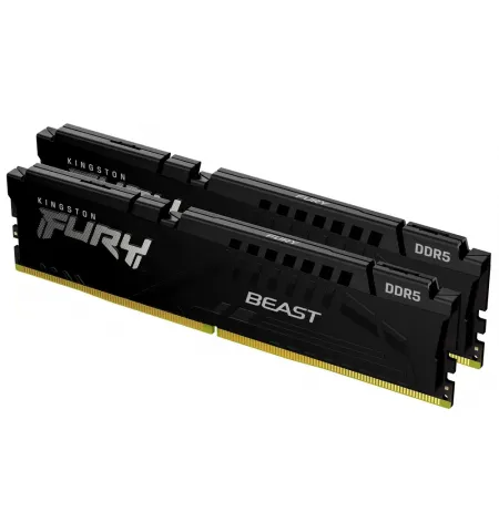 Оперативная память Kingston FURY Beast, DDR5 SDRAM, 5200 МГц, 32Гб, KF552C40BBK2-32